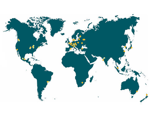 Nous sommes présents dans le monde entier et sur place.