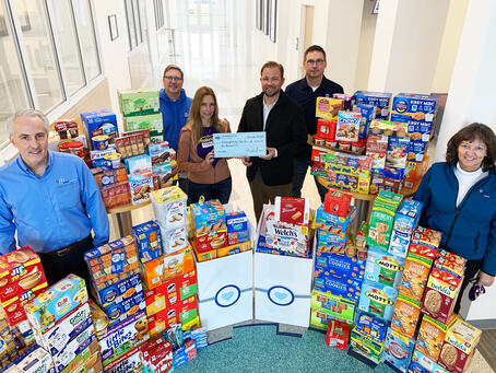 Representatives for the donation